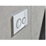 Смывная клавиша GEBERIT SIGMA 21 115,884.SI.1 белый хром глянец